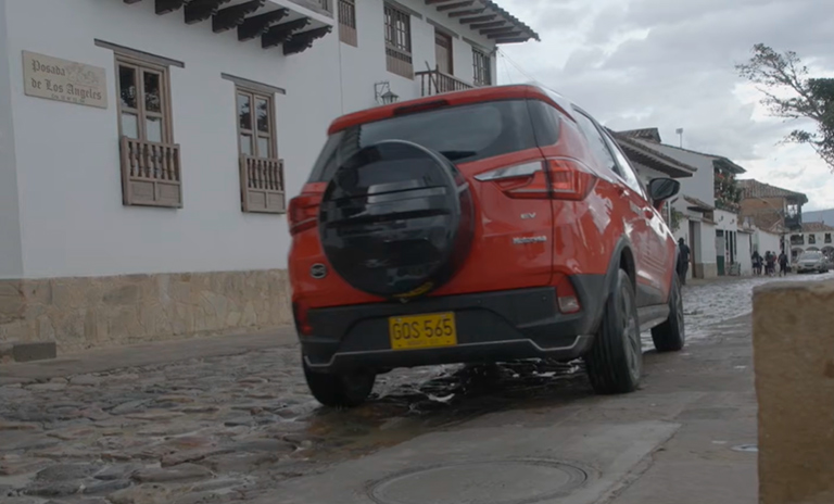 Carros eléctricos Yuan 400 en Villa de Leyva