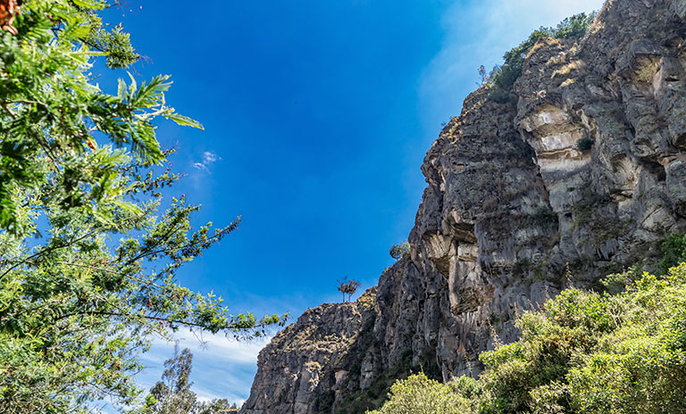 Montaña para escalar en Suesca