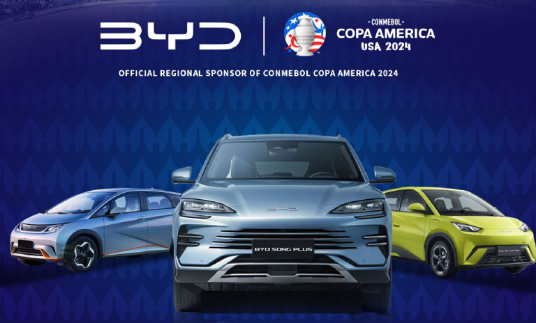 BYD autos patrocinador de la Copa América 