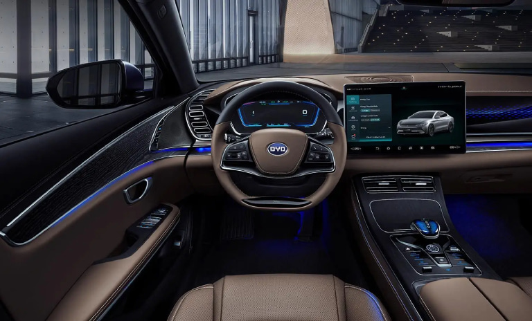 interior del BYD Han 